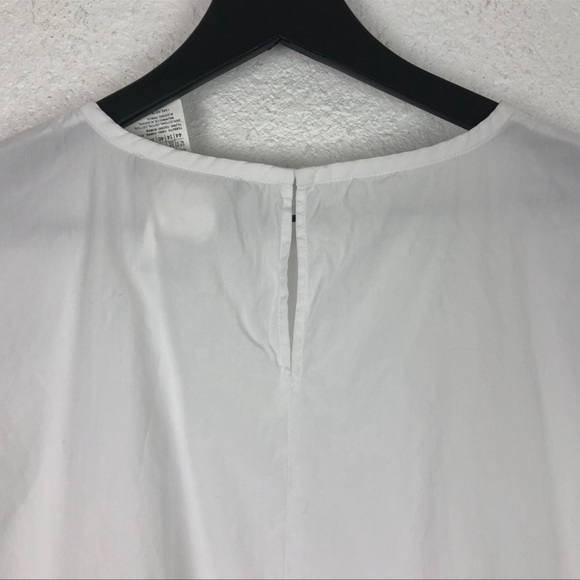 MAXMARA White ruffle sleeve cotton blouse 14 - Picture 6 of 7